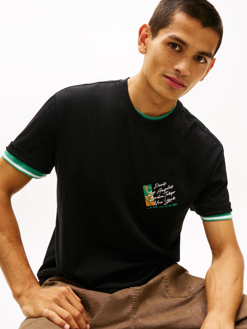 POLERA SIGNATURE CON LOGO REGULAR FIT - 4