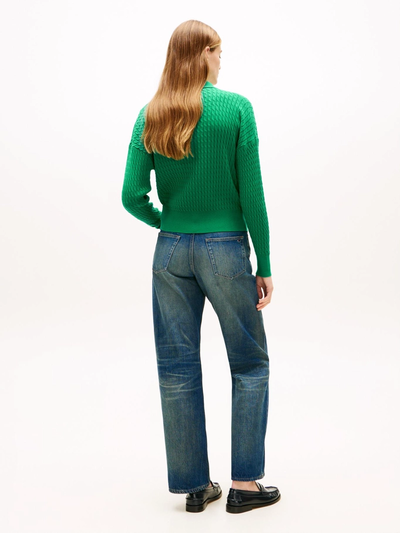 SWEATER POLO DE PUNTO TRENZADO - 3