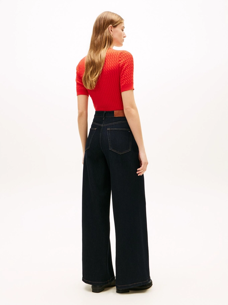 JEANS DE TALLE ALTO WIDE LEG FIT - 3