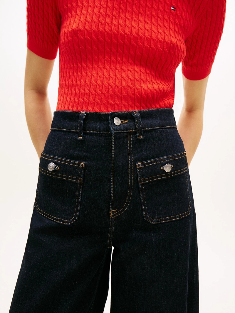 JEANS DE TALLE ALTO WIDE LEG FIT - 4
