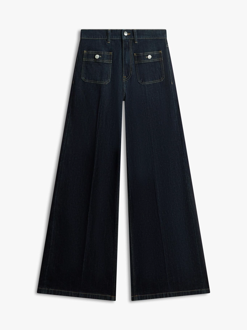 JEANS DE TALLE ALTO WIDE LEG FIT - 5