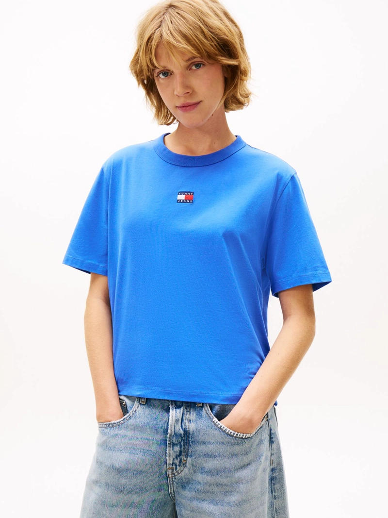POLERA BOXY CON LOGO RELAXED FIT - 1
