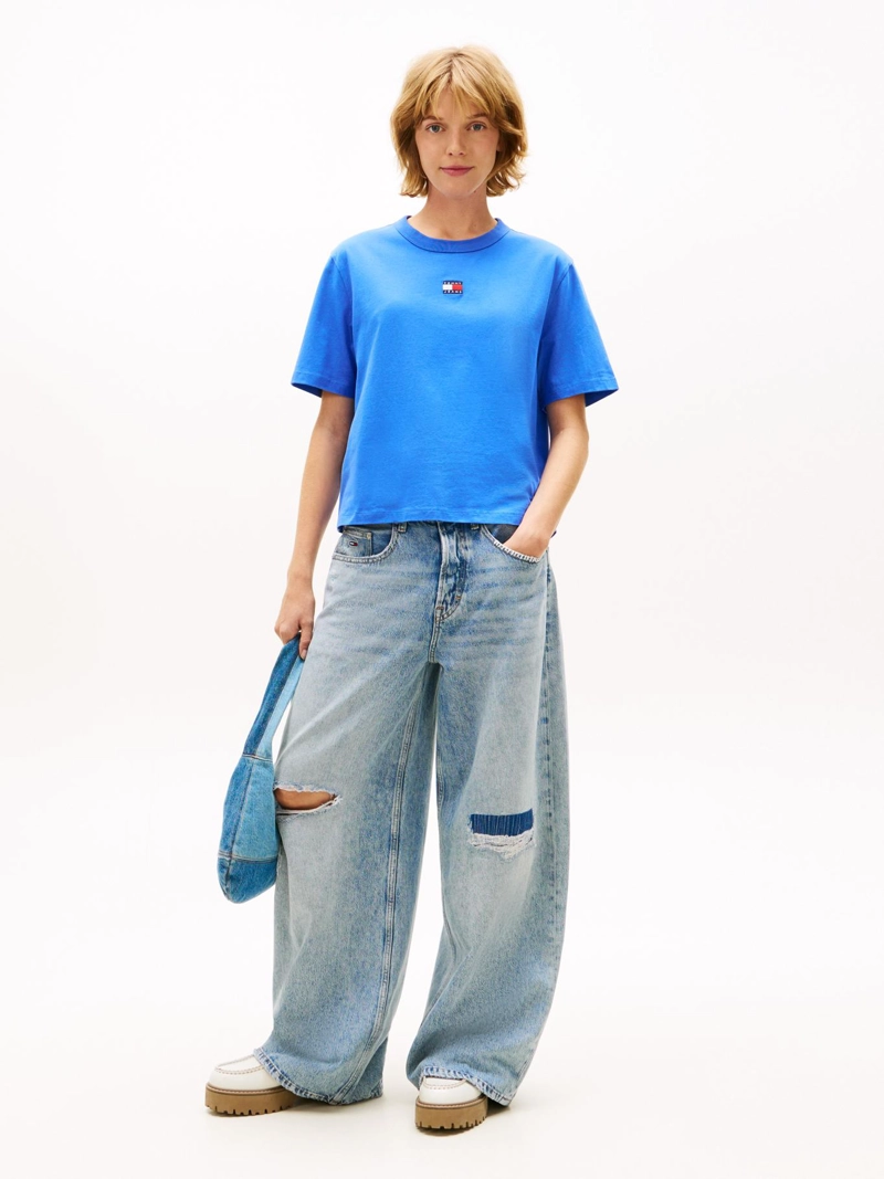 POLERA BOXY CON LOGO RELAXED FIT - 2