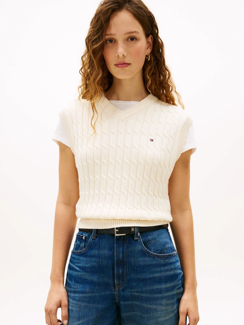 SWEATER DE PUNTO TRENZADO - 1