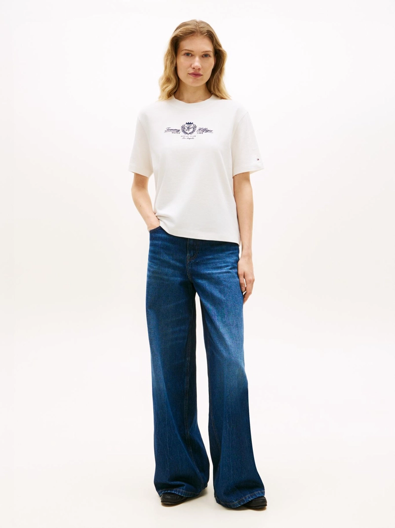 POLERA CON LOGO ESCUDO BORDADO RELAXED FIT - 2