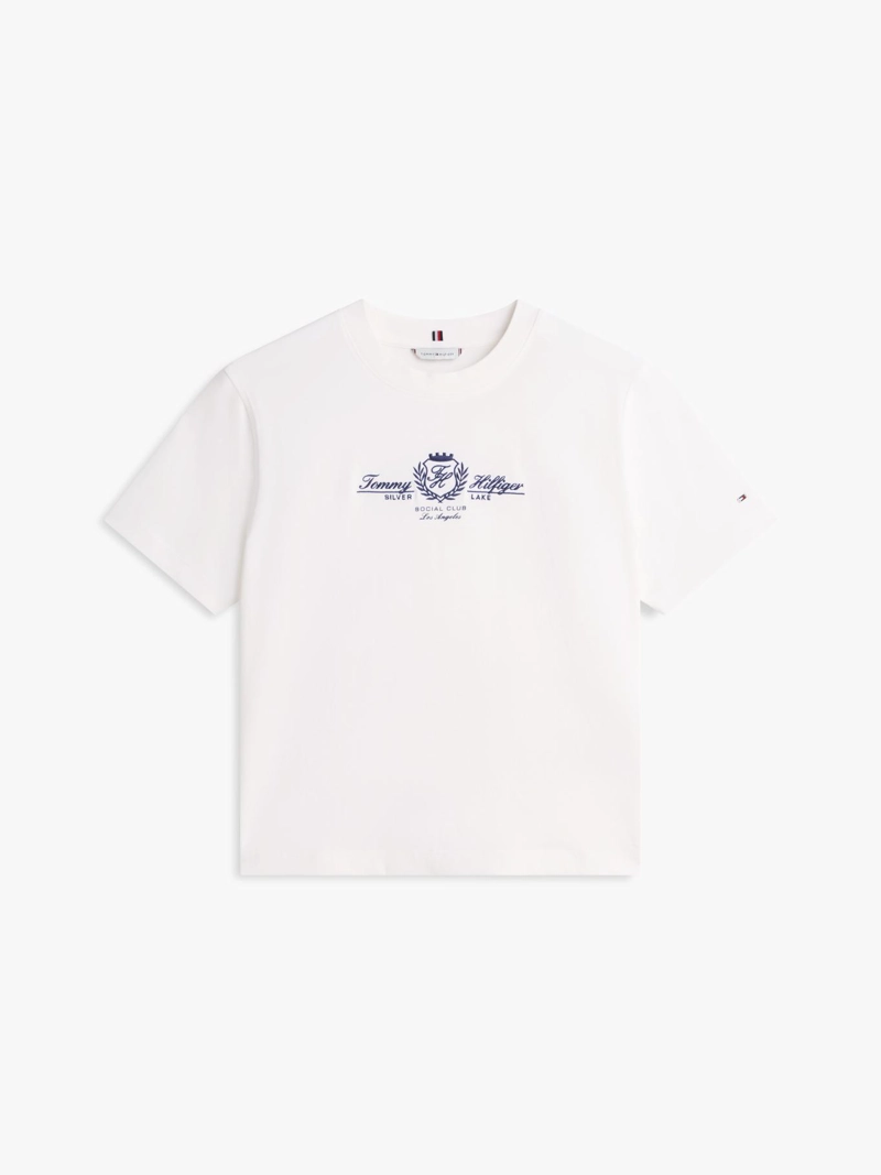 POLERA CON LOGO ESCUDO BORDADO RELAXED FIT - 5
