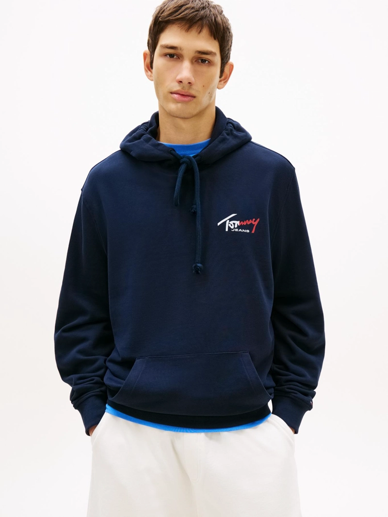 POLERON HOODIE CON LOGO SCRIPT - 1