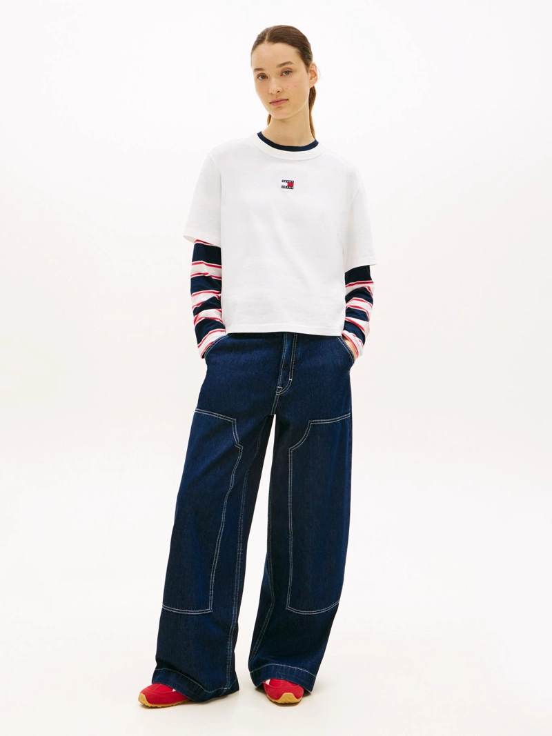 POLERA BOXY CON LOGO RELAXED FIT - 2