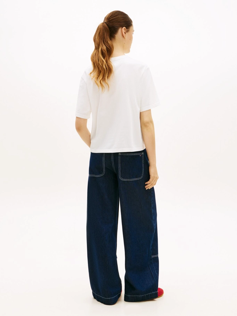 POLERA BOXY CON LOGO RELAXED FIT - 3