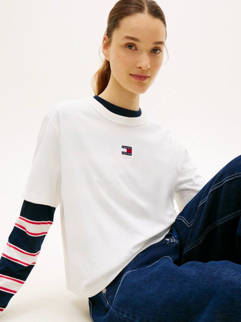 POLERA BOXY CON LOGO RELAXED FIT - 4