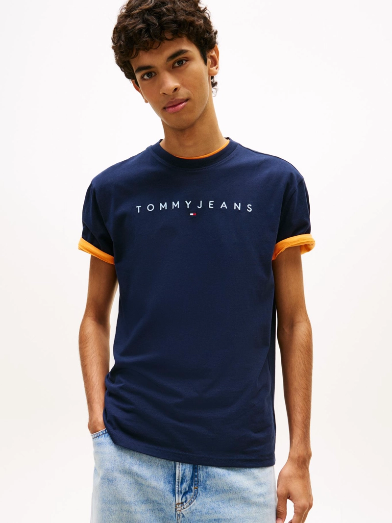 POLERA CON LOGO LINEAL REGULAR FIT - 1