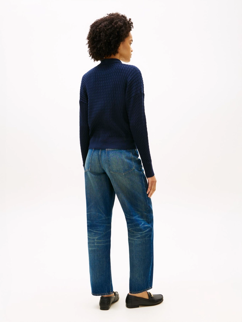 SWEATER POLO DE PUNTO TRENZADO - 3