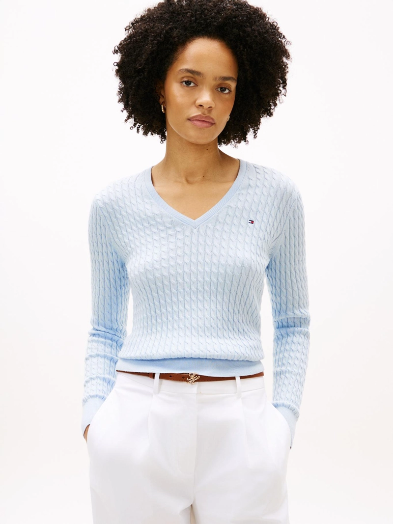 SWEATER DE PUNTO TRENZADO - 1