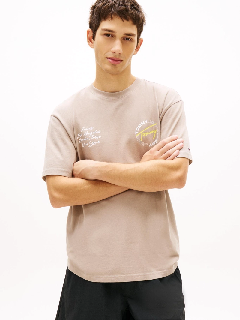 POLERA CIRCLE PRINT RELAXED FIT - 1