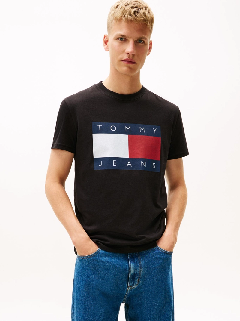 POLERA CON LOGO ESTAMPADO REGULAR FIT - 1