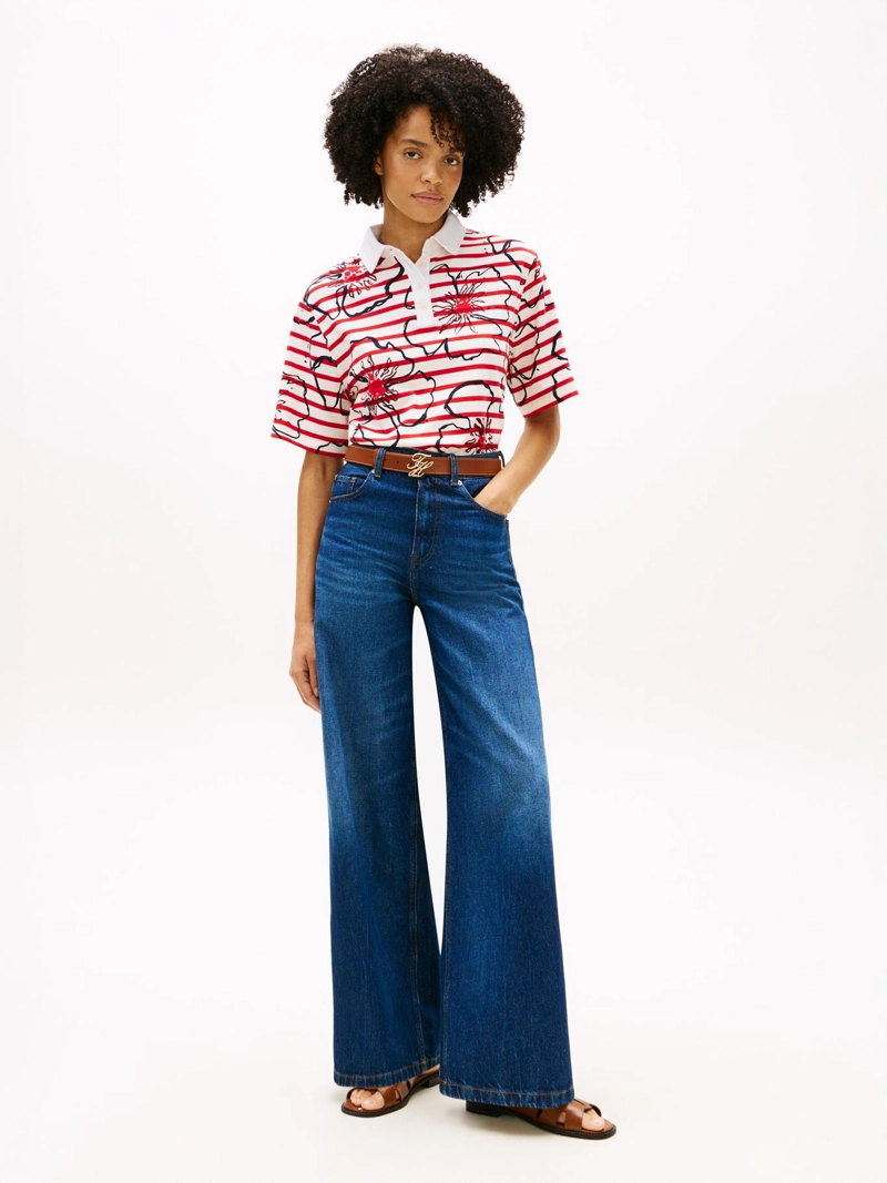 POLO CON ESTAMPADO FLORAL RELAXED FIT - 2
