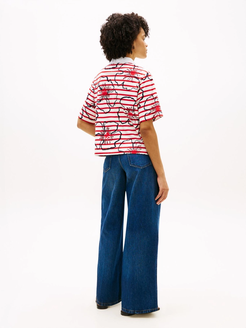 POLO CON ESTAMPADO FLORAL RELAXED FIT - 3