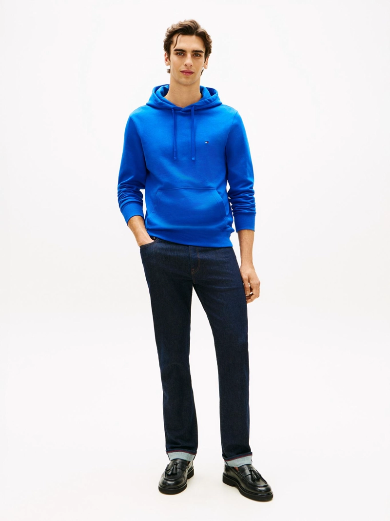 POLERON HOODIE CON LOGO BORDADO - 2