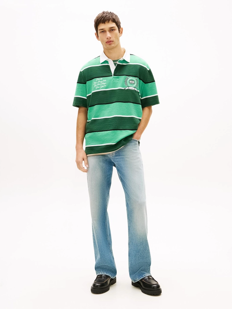 POLO A RAYAS ESTILO RUGBY RELAXED FIT - 2