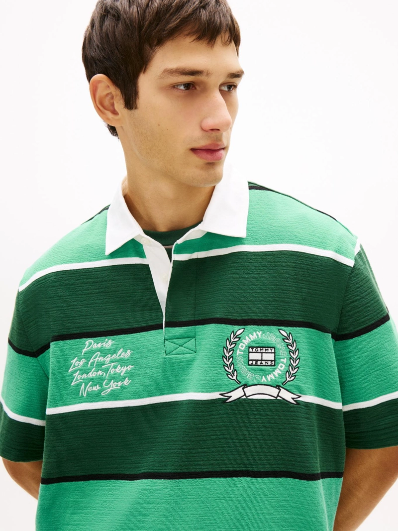 POLO A RAYAS ESTILO RUGBY RELAXED FIT - 4