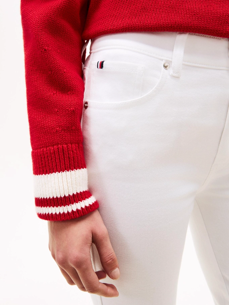 JEANS DE TALLE MEDIO FLARE FIT - 4