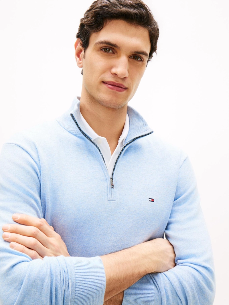 SWEATER ESSENTIAL COTTON CON CIERRE - 4