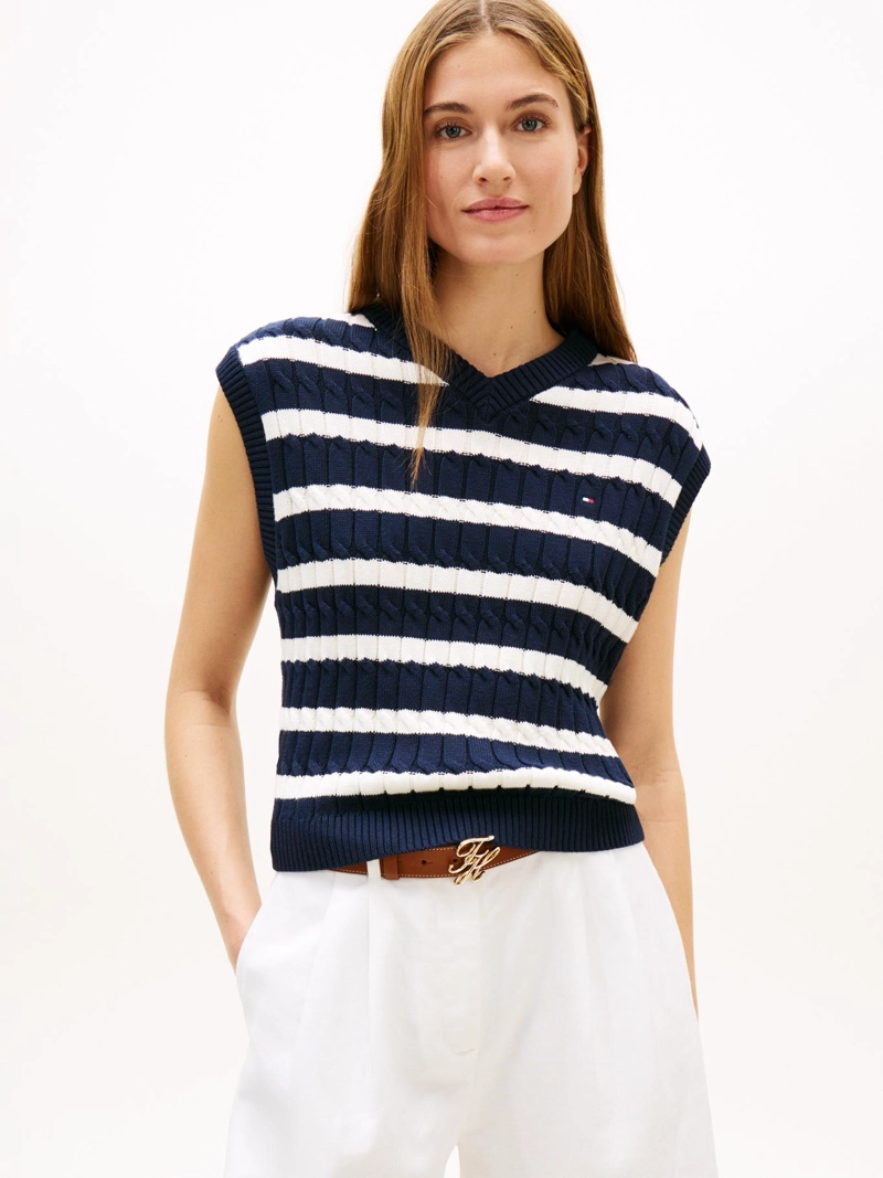 SWEATER DE PUNTO TRENZADO - 1