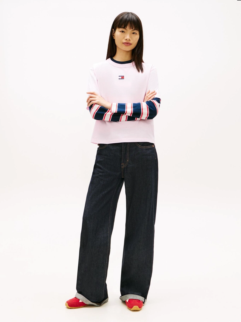 POLERA BOXY CON LOGO RELAXED FIT - 2