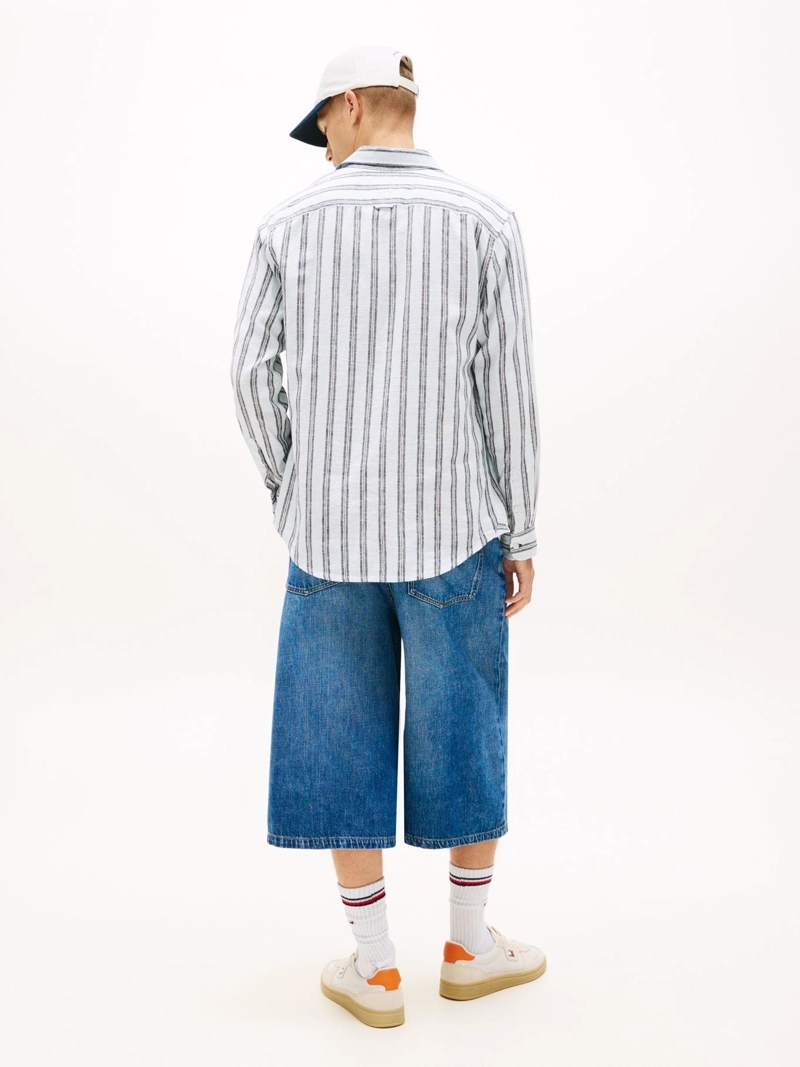 CAMISA DE RAYAS DE LINO REGULAR FIT - 3