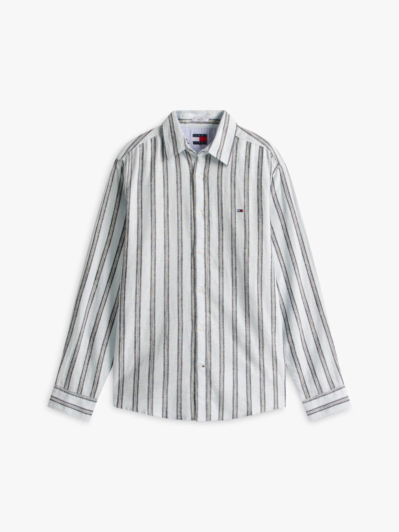 CAMISA DE RAYAS DE LINO REGULAR FIT - 5