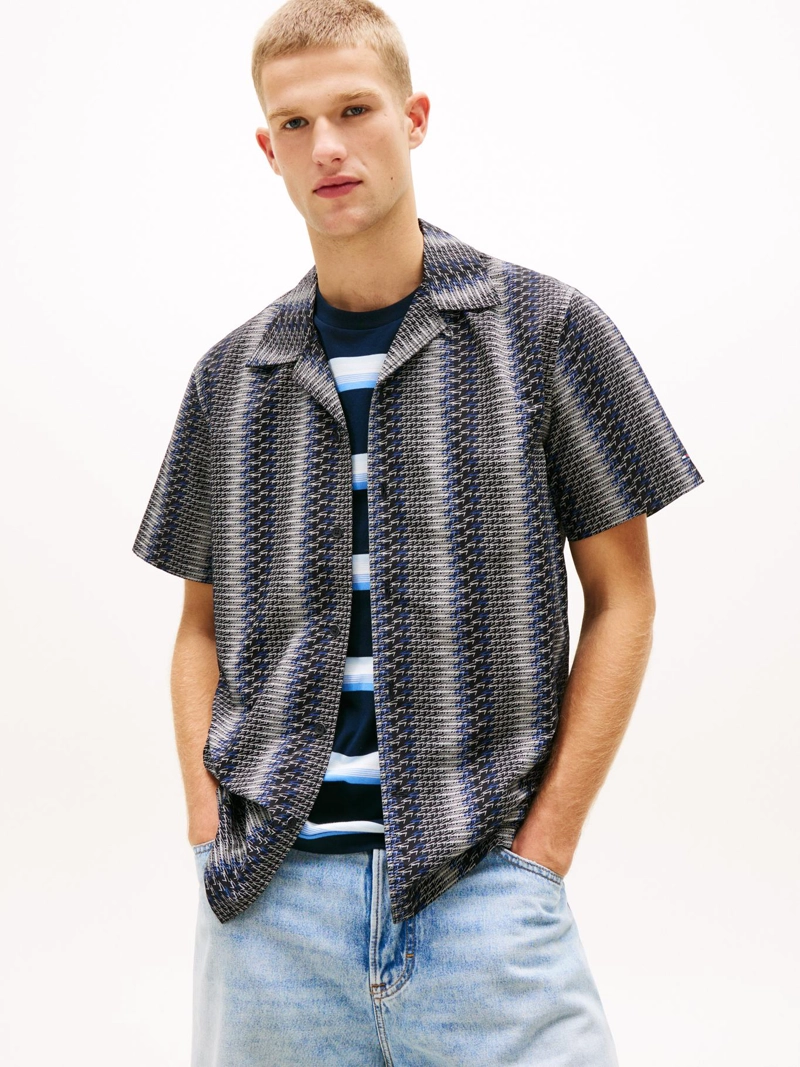CAMISA CON LOGO REGULAR FIT - 1