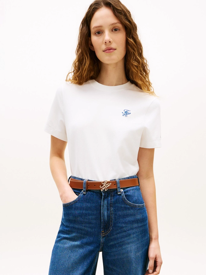 POLERA CON LOGO BORDADO REGULAR FIT - 1