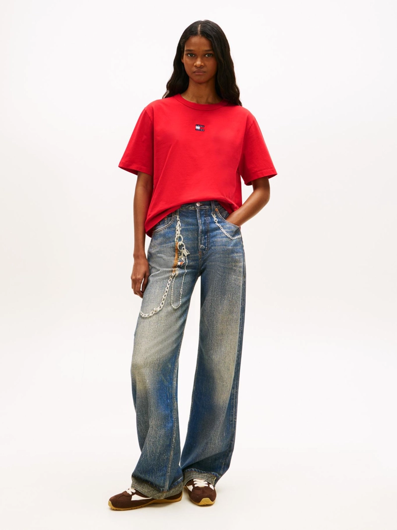 POLERA BOXY CON LOGO RELAXED FIT - 2