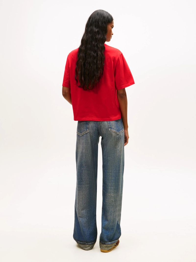 POLERA BOXY CON LOGO RELAXED FIT - 3