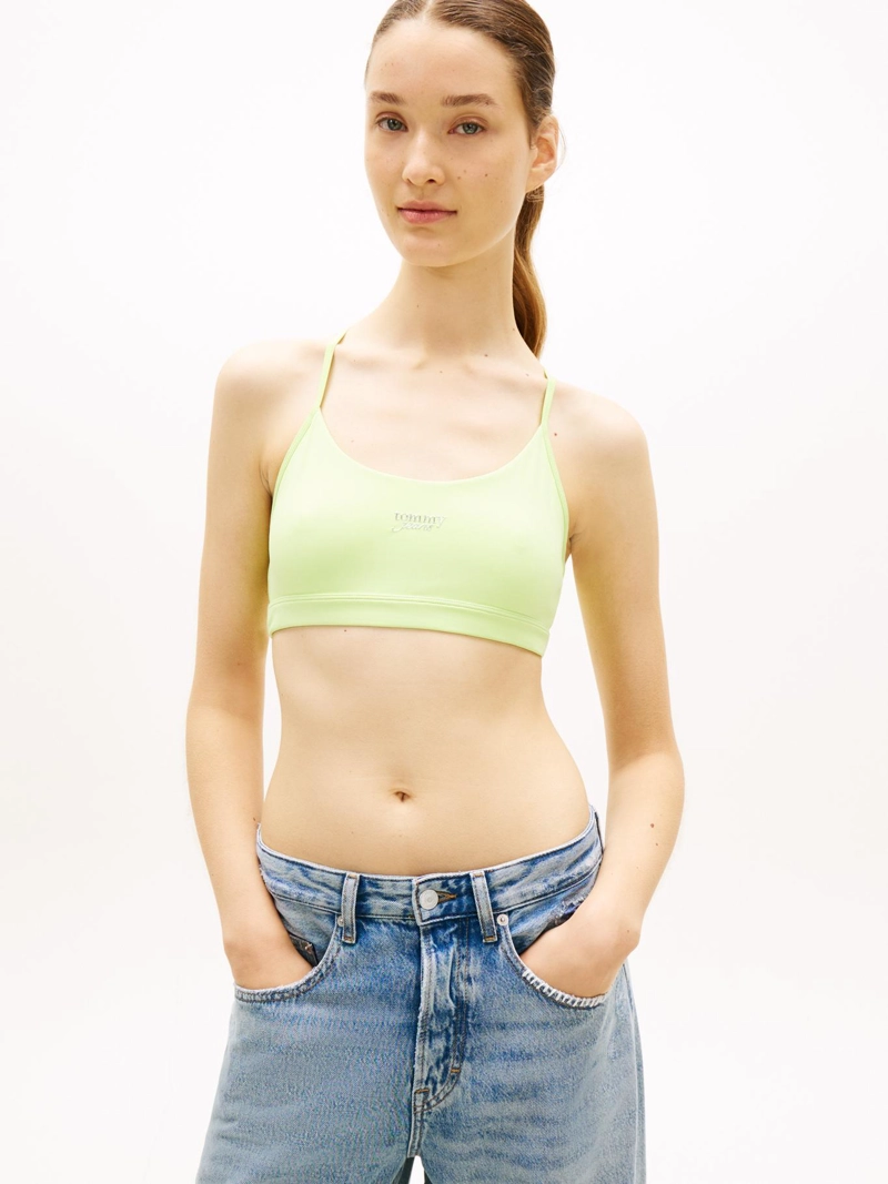 BRALETTE ATHLEISURE CON LOGO METALIZADO - 1