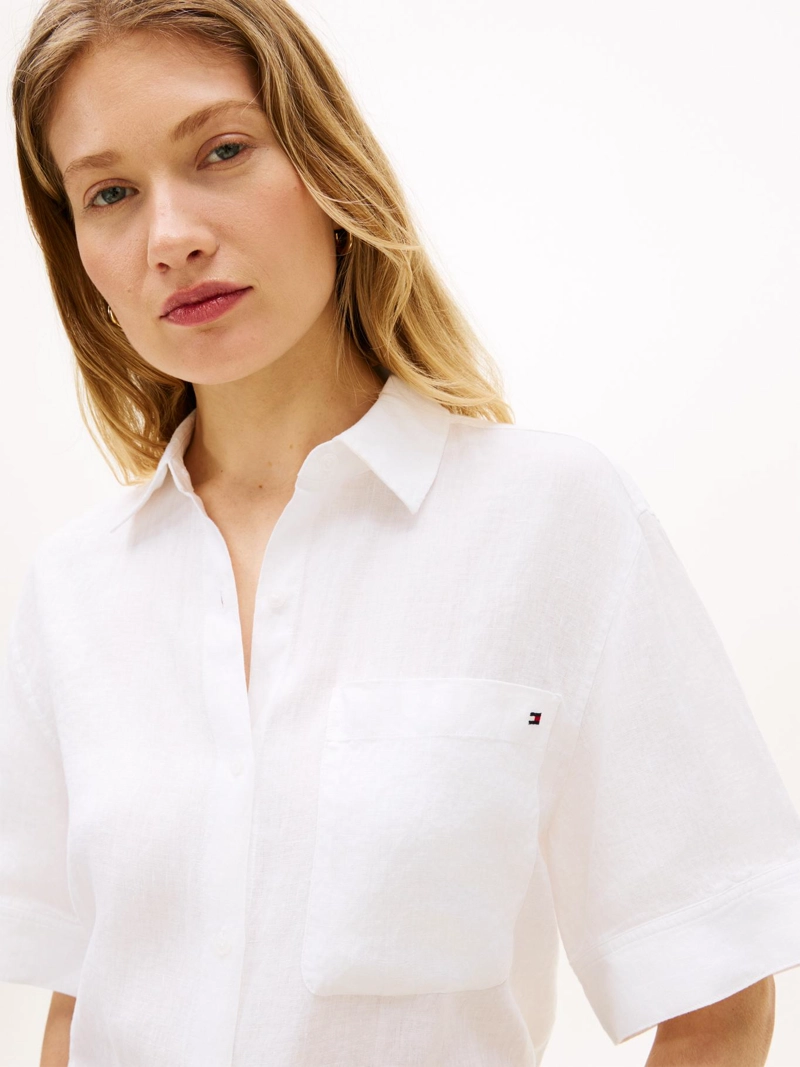 CAMISA DE LINO RELAXED FIT - 4