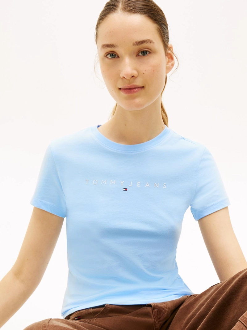 POLERA LINEAR CON LOGO SLIM FIT - 4