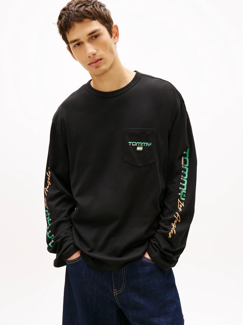 POLERA CON BOLSILLO RELAXED FIT - 1