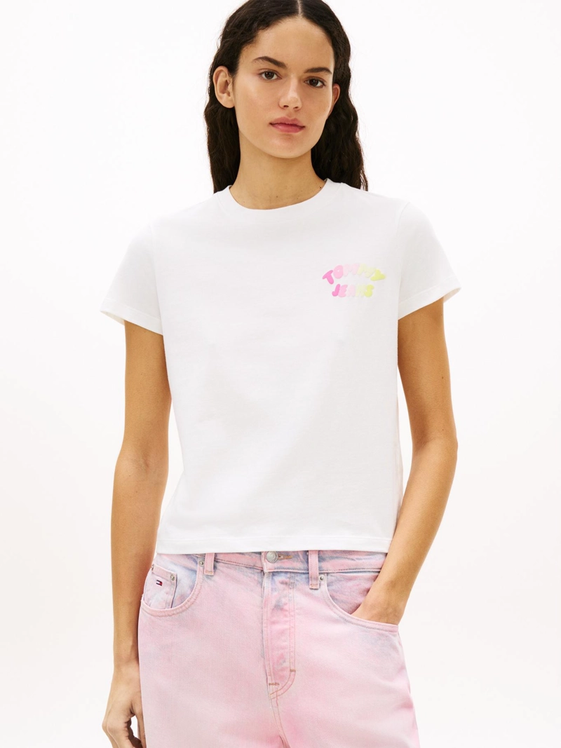 POLERA CON LOGO ESTAMPADO REGULAR FIT - 1