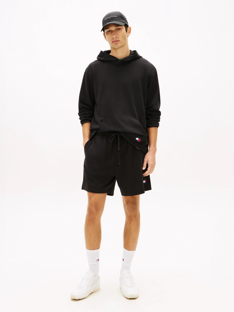 SHORT DE CHANDAL CON LOGO - 1