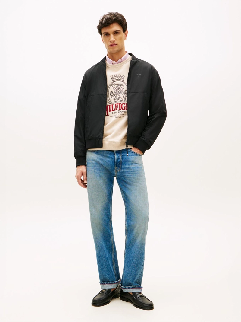 CHAQUETA BOMBER CON LOGO - 2