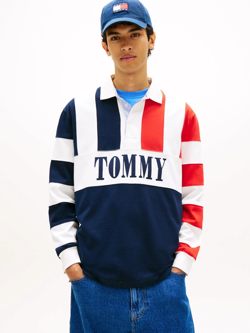 POLO RUGBY COLOR BLOCK RELAXED FIT - 1