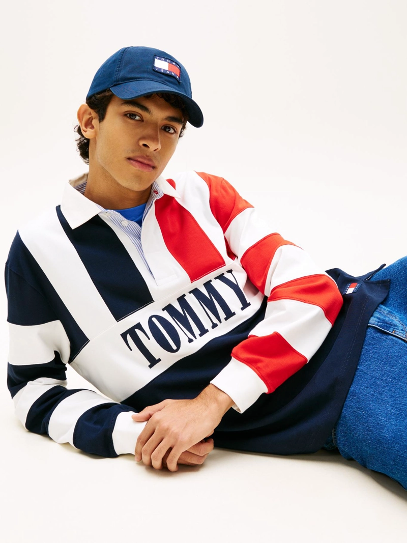 POLO RUGBY COLOR BLOCK RELAXED FIT - 4