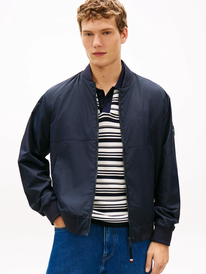 CHAQUETA BOMBER CON LOGO - 1