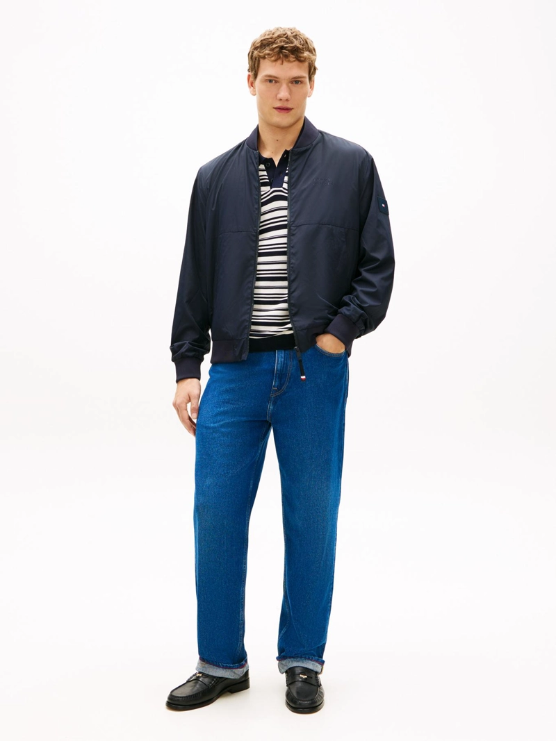 CHAQUETA BOMBER CON LOGO - 2