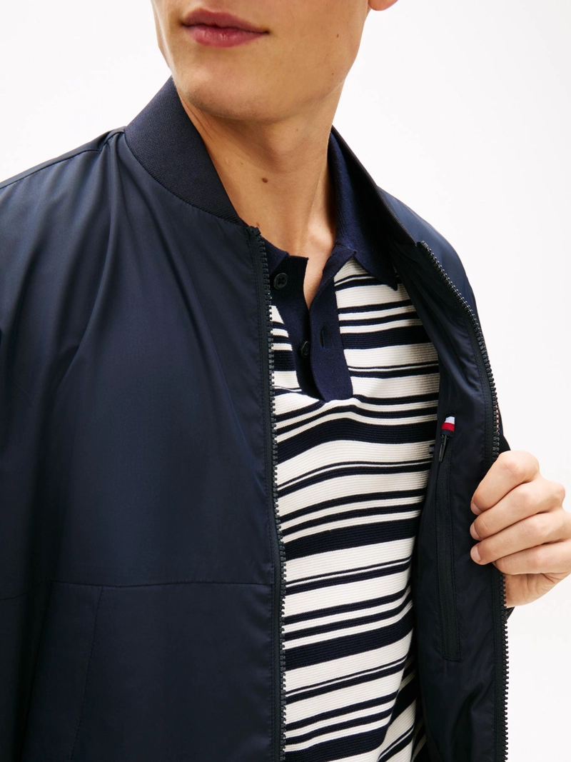 CHAQUETA BOMBER CON LOGO - 4