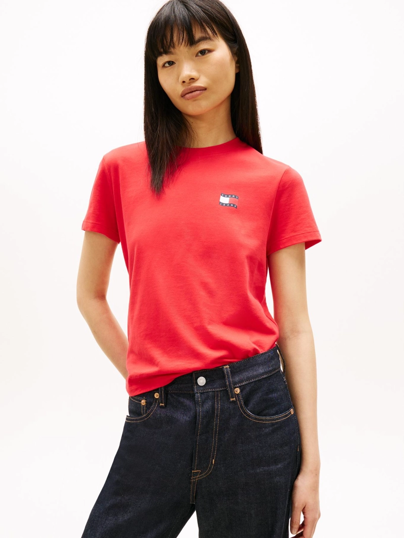 POLERA CON LOGO ONDULANTE REGULAR FIT - 1