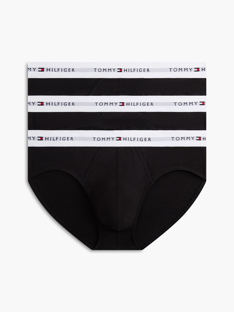 PACK DE 3 CALZONCILLOS SLIP CON LOGO - 1