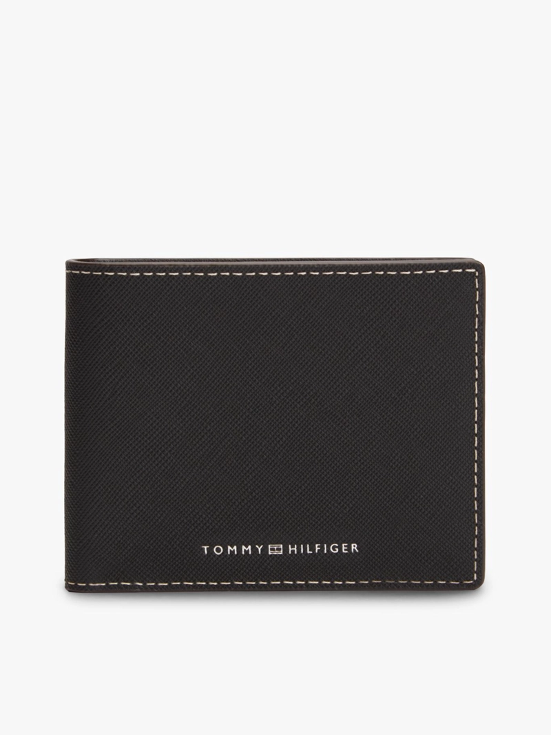 BILLETERA PLEGABLE DE CUERO CON LOGO - 1