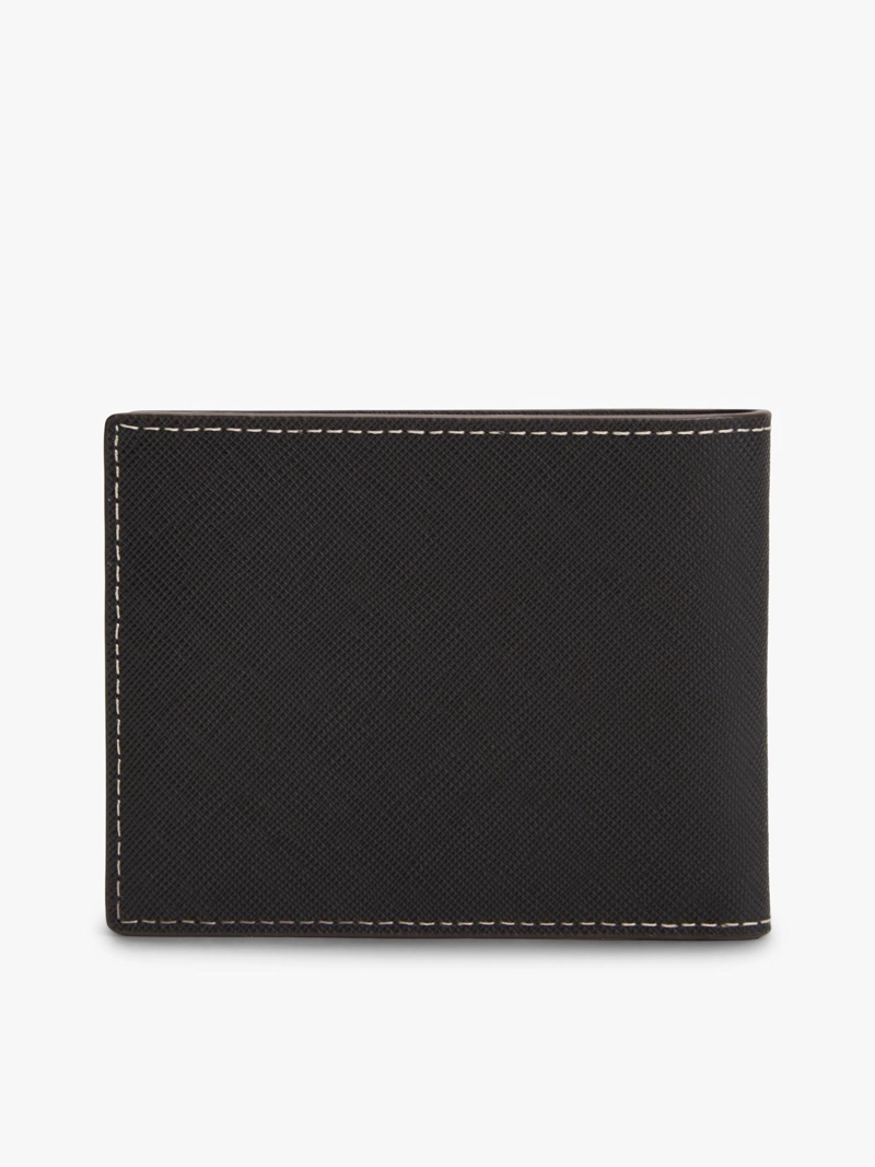 BILLETERA PLEGABLE DE CUERO CON LOGO - 2